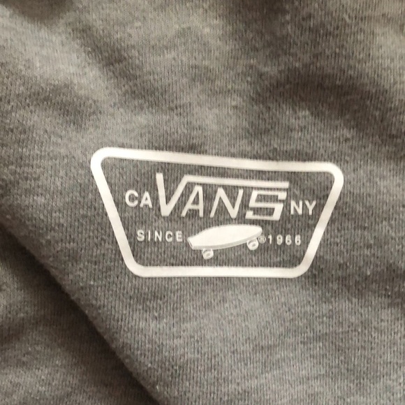 Grey Vans pull over hoodie, Mens small - Picture 4 of 4